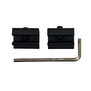 NUSET Tamper Resistant Sliding Window Lock, Hex Screw, Black, 1 Pair