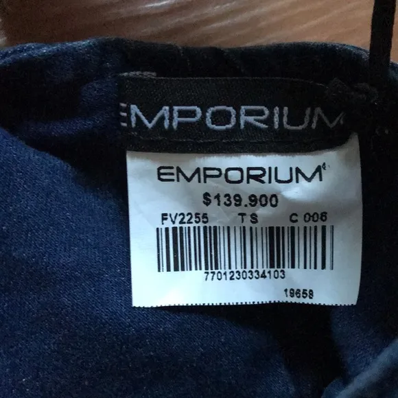 NWT Emporium Denim Dress. Size Small