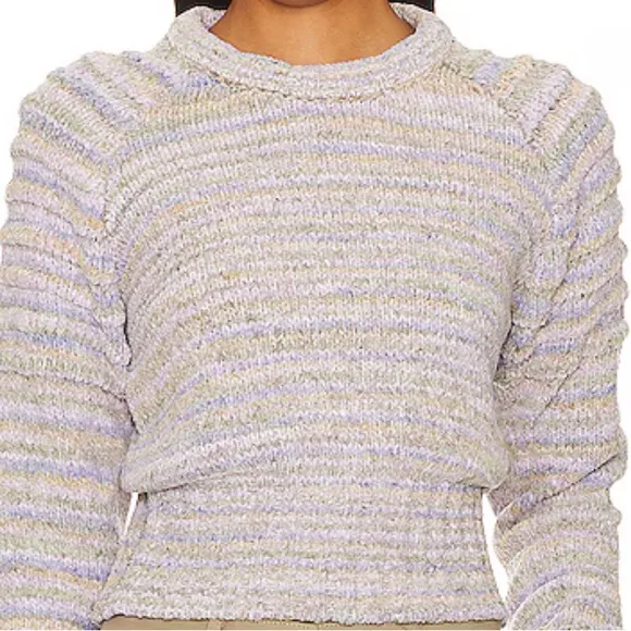 NWT Steve Madden Dana Sweater Sz M - Lavender/Multicolor