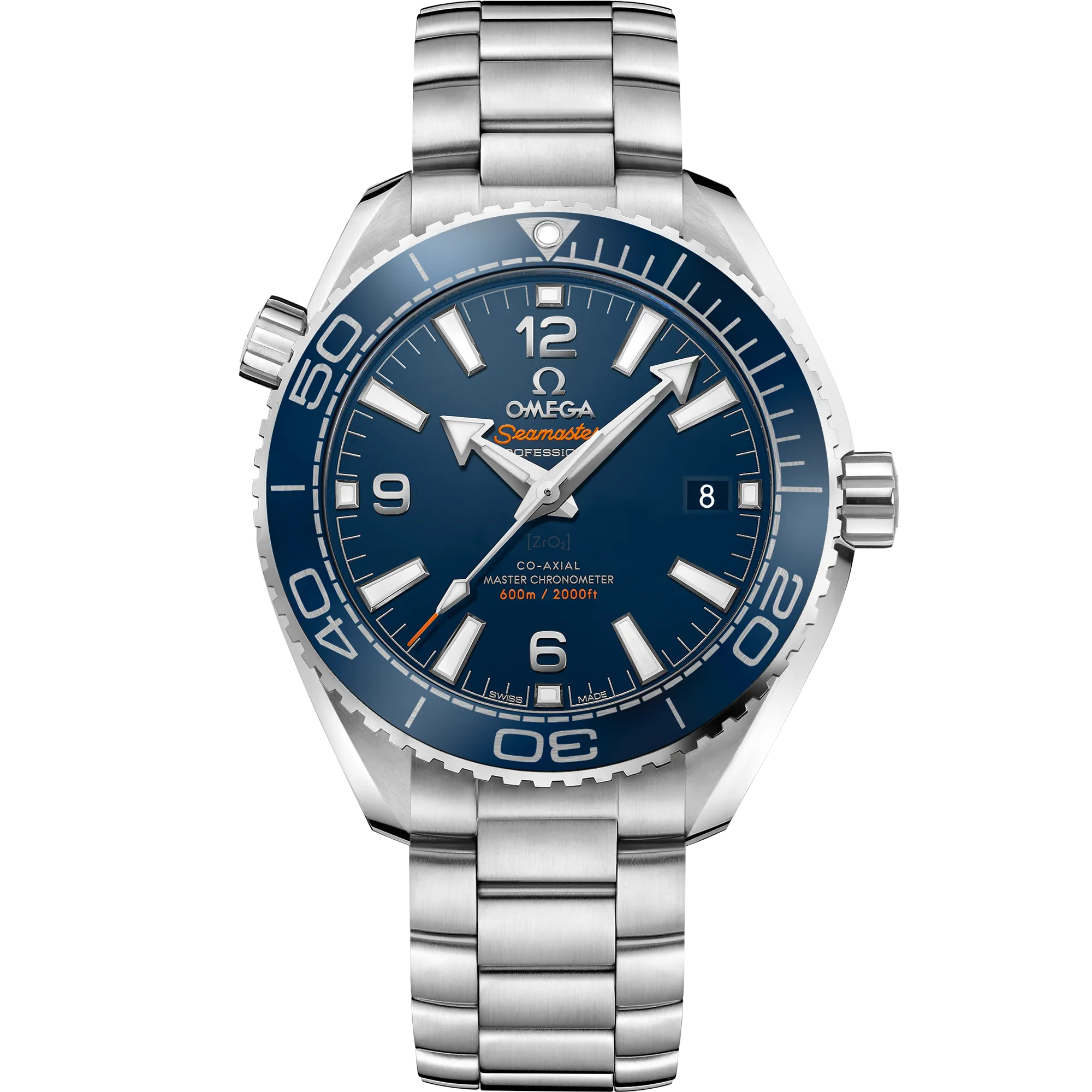 Omega Seamaster Planet Ocean 600M 39.5mm steel on steel