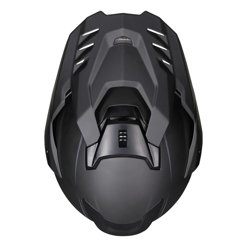 O'Neal D-SRS Square V.22 Solid Black Helmet