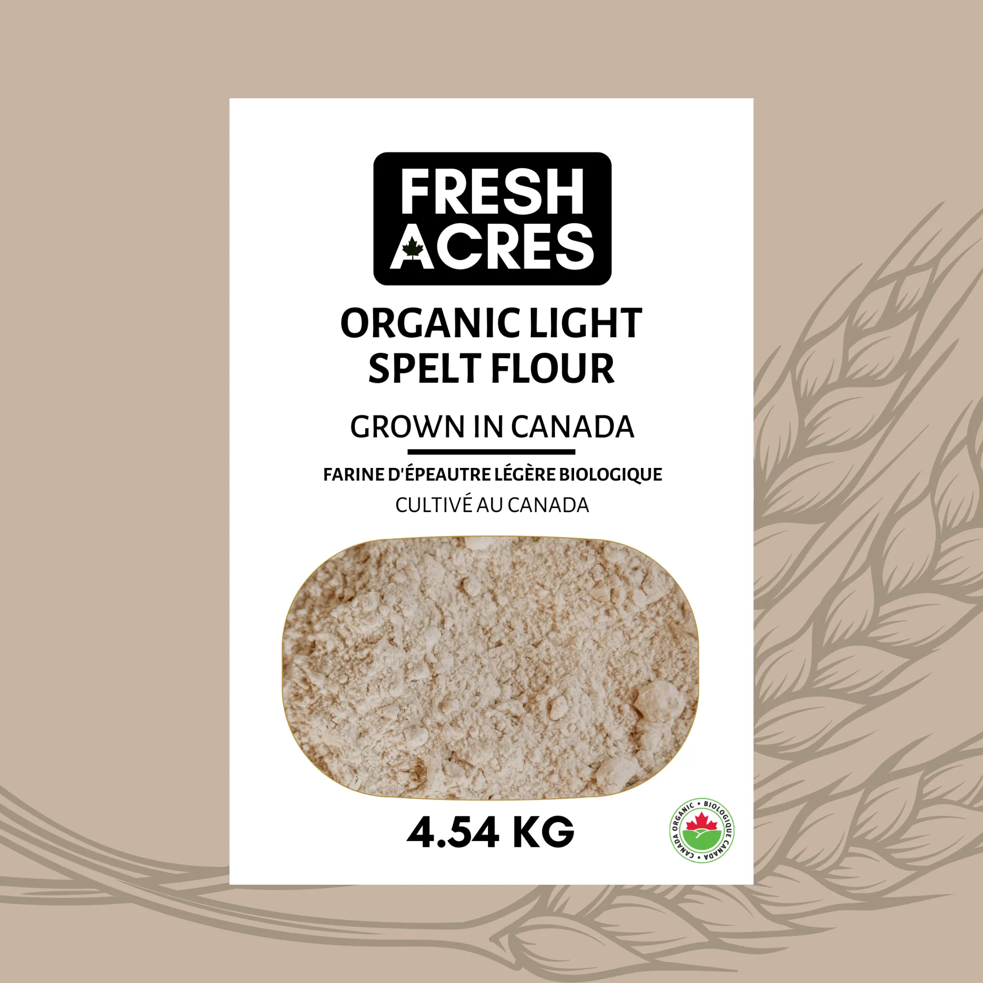 Organic Light Spelt Flour - 4.54kg (10lb)