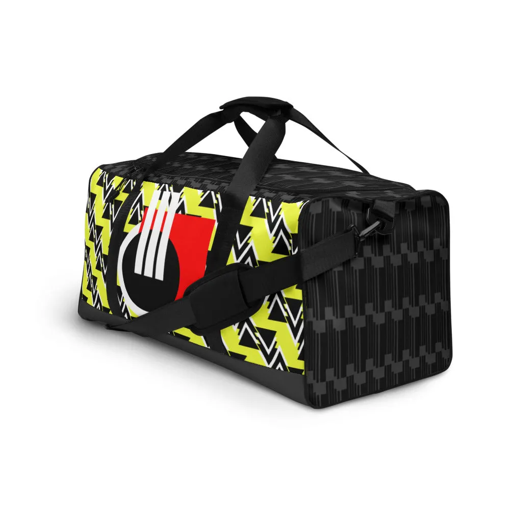 Origen Destination |On-Arrival Point of Origen Symbol-inspired Yellow Duffle bag