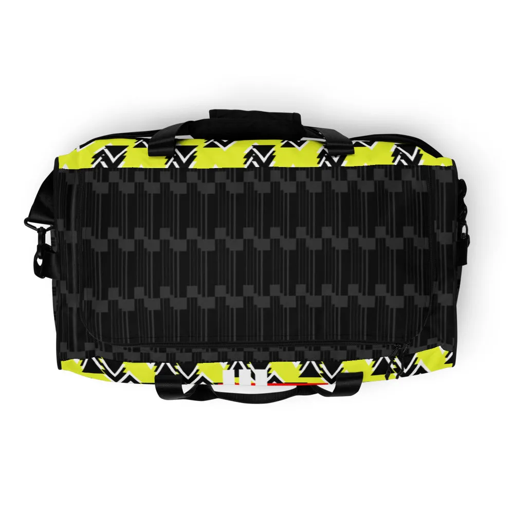 Origen Destination |On-Arrival Point of Origen Symbol-inspired Yellow Duffle bag