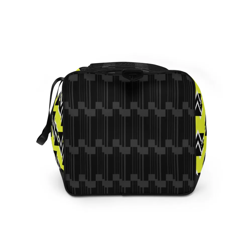 Origen Destination |On-Arrival Point of Origen Symbol-inspired Yellow Duffle bag