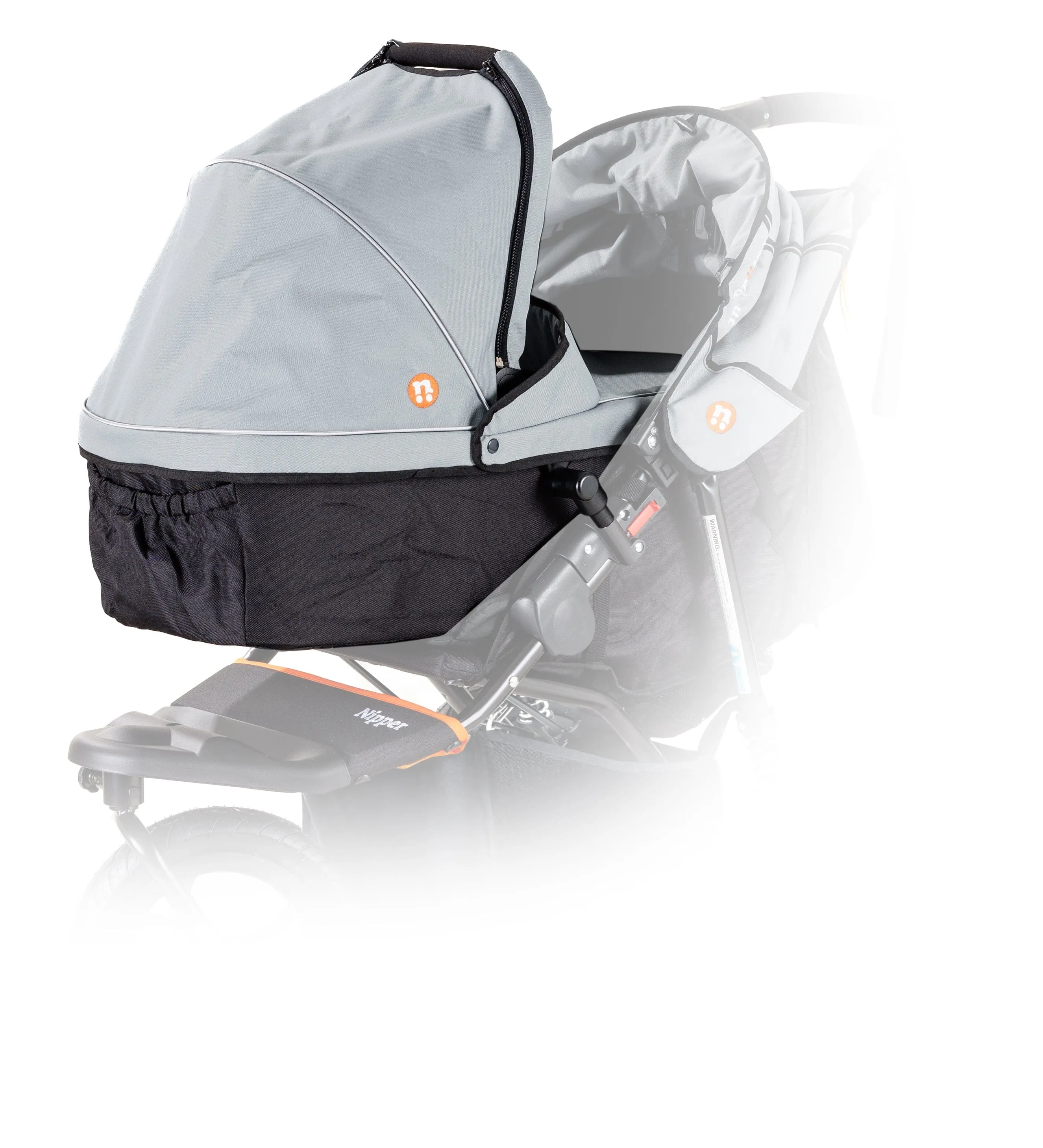 Out n About Nipper Single Essentials Kit in Rock Salt Grey