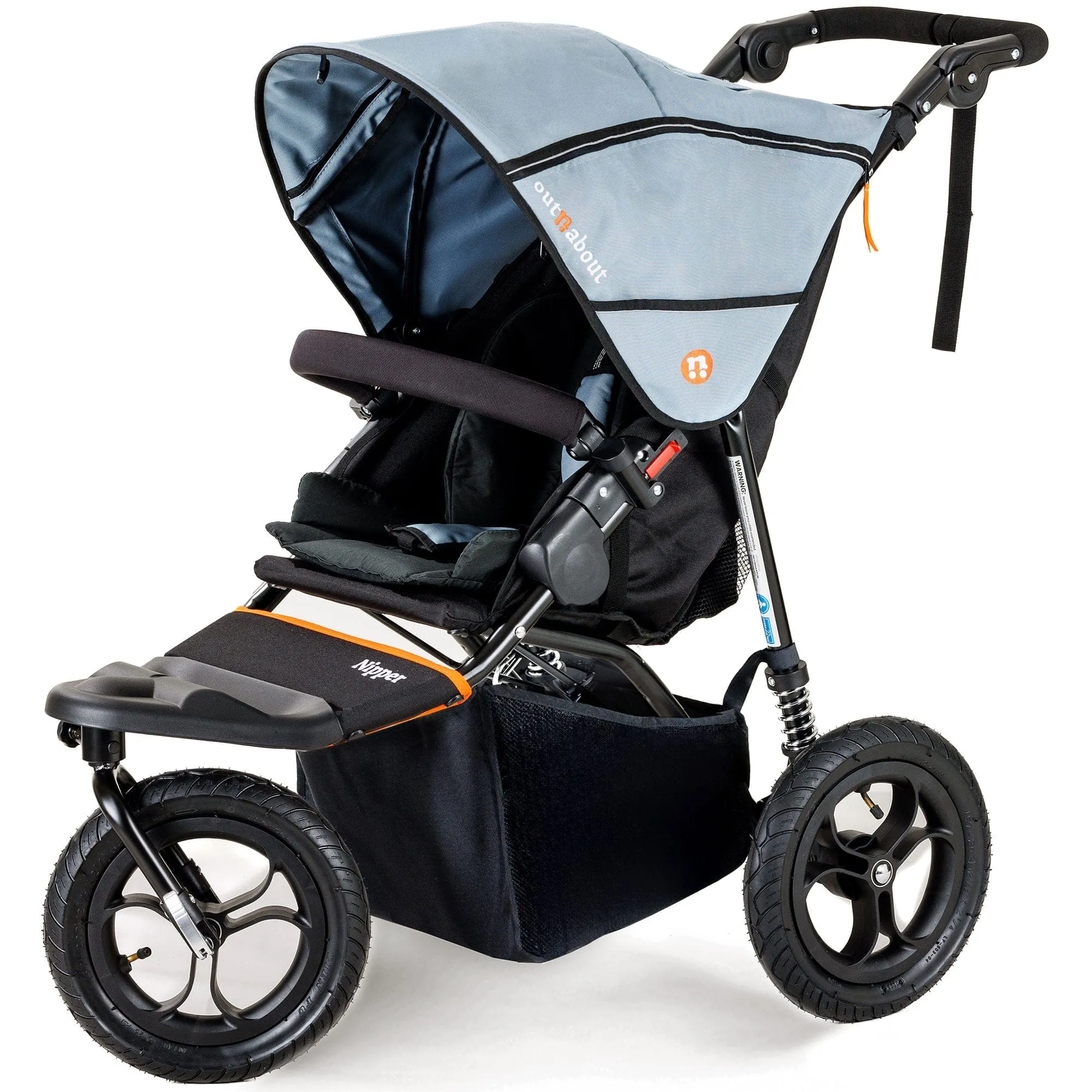 Out n About Nipper Single Essentials Kit in Rock Salt Grey