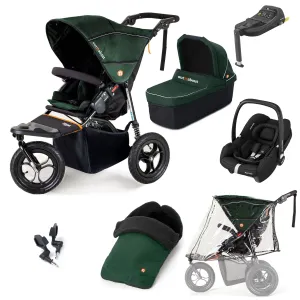 Out n About Nipper Single Maxi-Cosi Essential Bundle in Sycamore Green