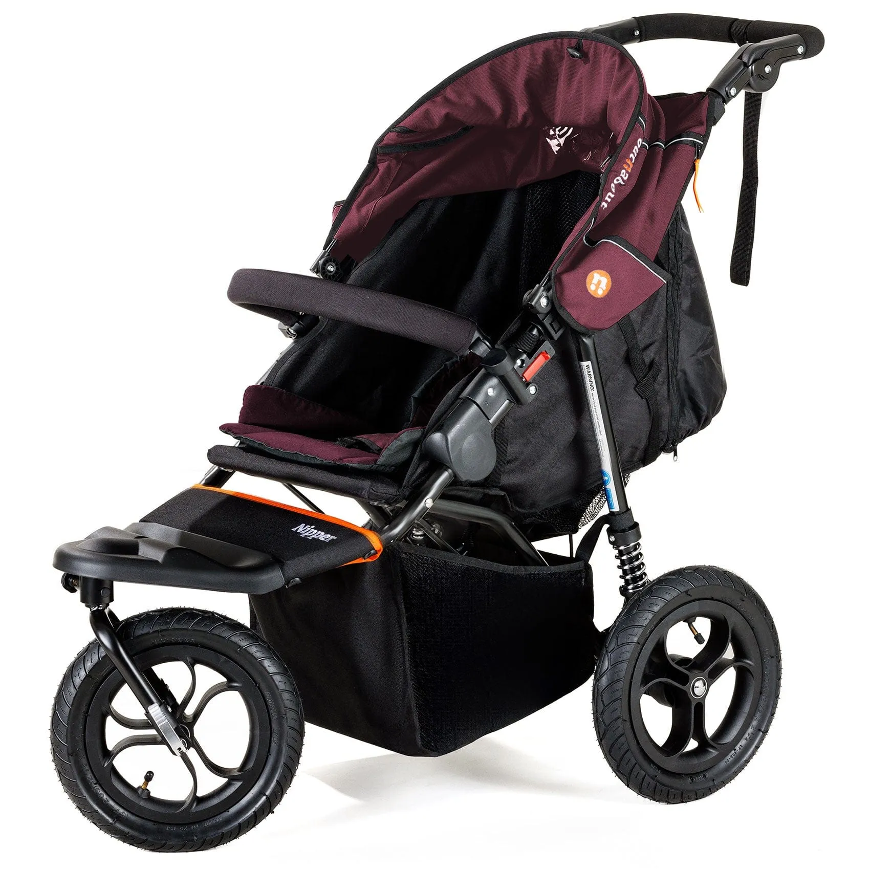Out n About Nipper Single Ultimate Bundle in Brambleberry Red