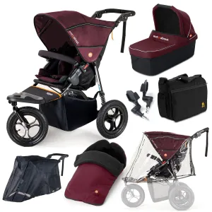 Out n About Nipper Single Ultimate Bundle in Brambleberry Red