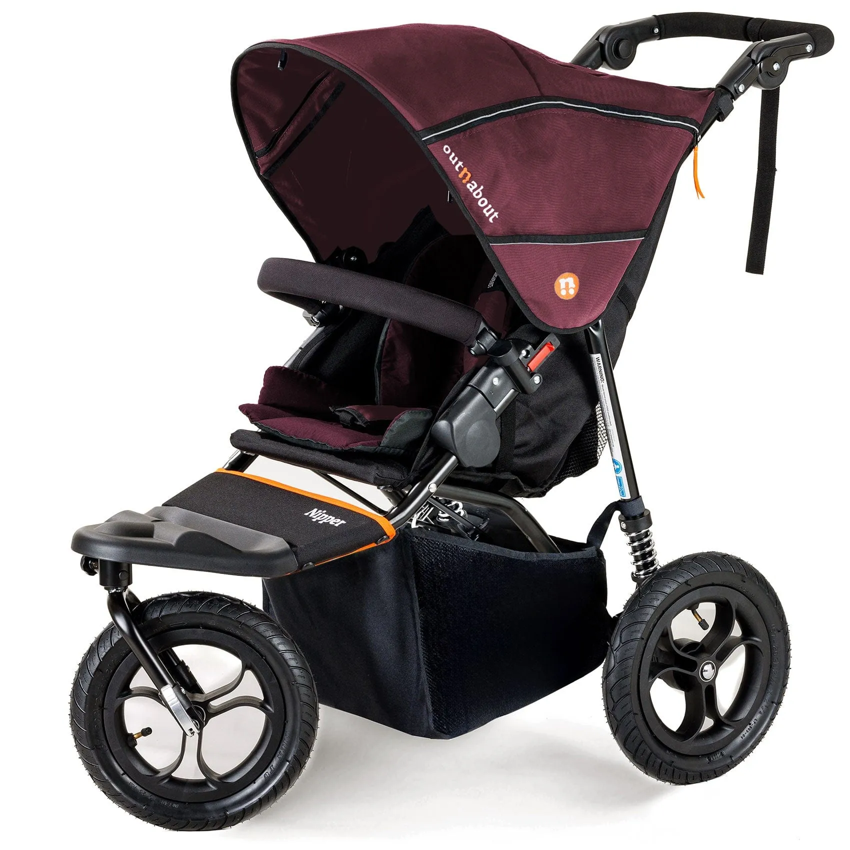 Out n About Nipper Single Ultimate Bundle in Brambleberry Red