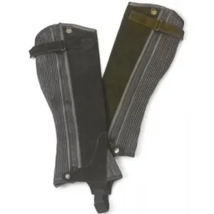 Ovation Children’s Suede Ribbed Half Chaps