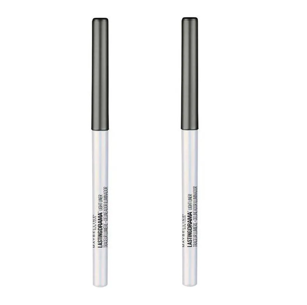 Pack of 2 Maybelline New York Lasting Drama Light Liner, Twinkle Black # 850