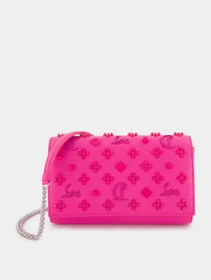 Paloma Stud-Embellished Leather Clutch Bag