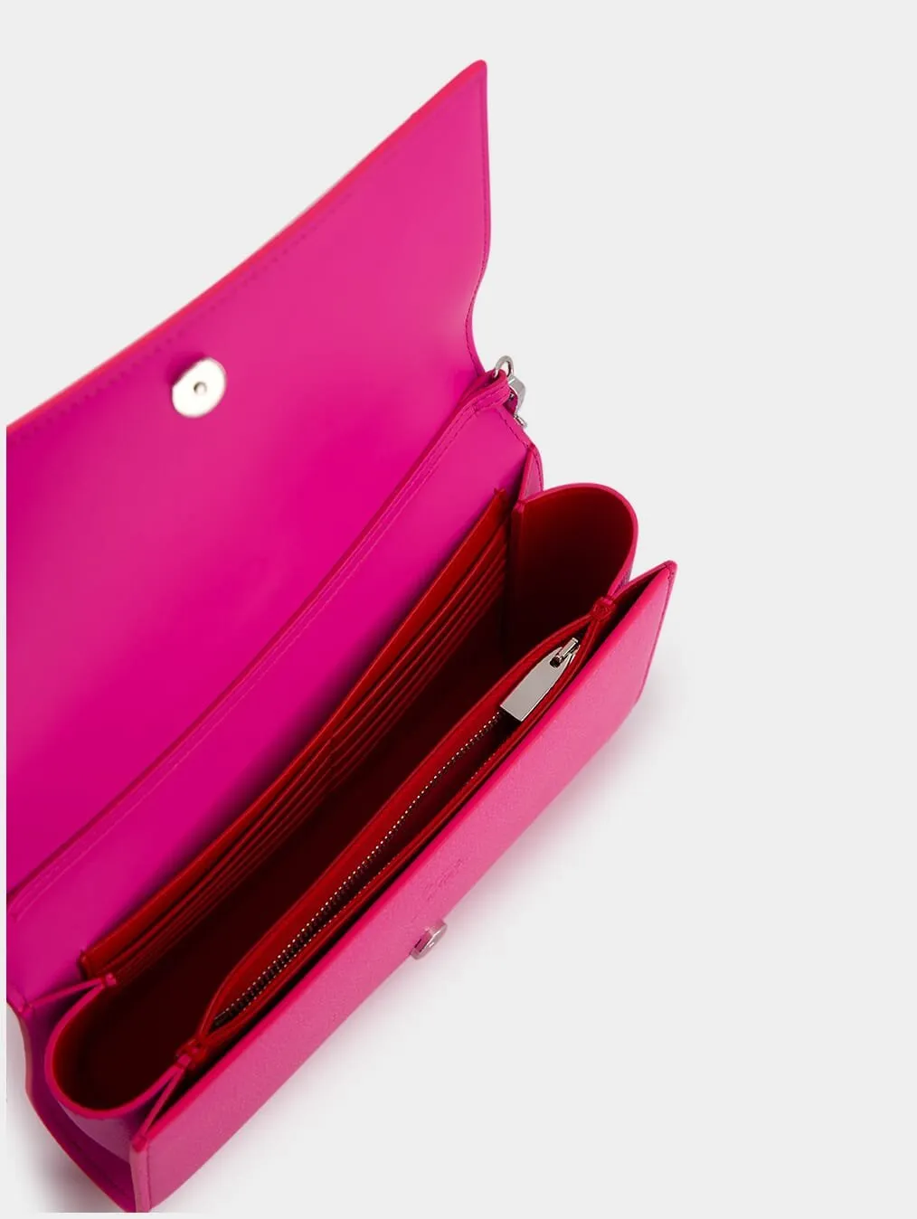 Paloma Stud-Embellished Leather Clutch Bag
