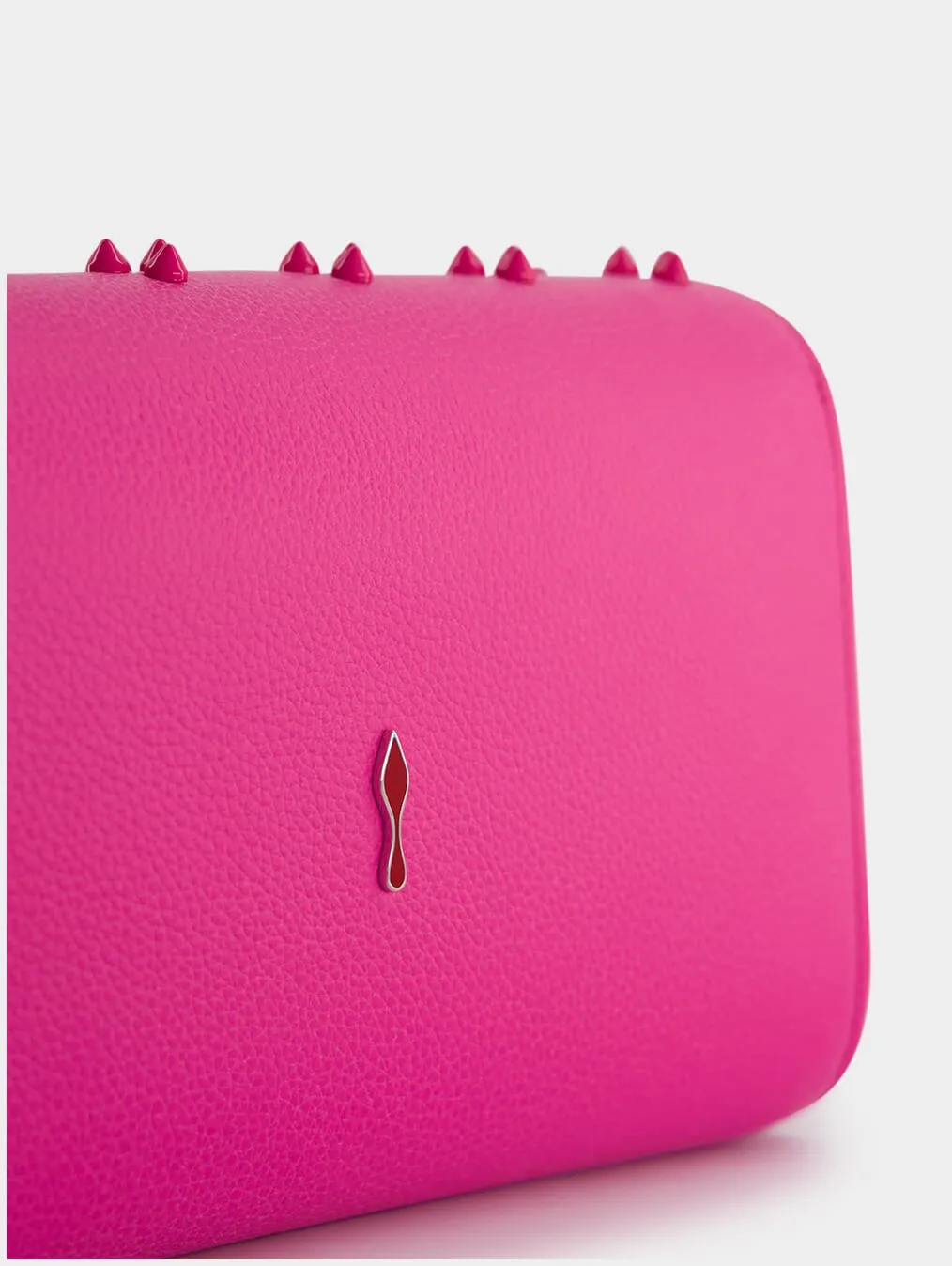 Paloma Stud-Embellished Leather Clutch Bag