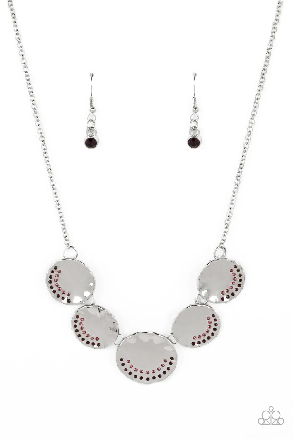 Paparazzi Swanky Shimmer - Purple Necklace