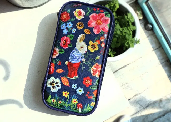 Pencil Pouch By Nathalie Lete - Rabbit