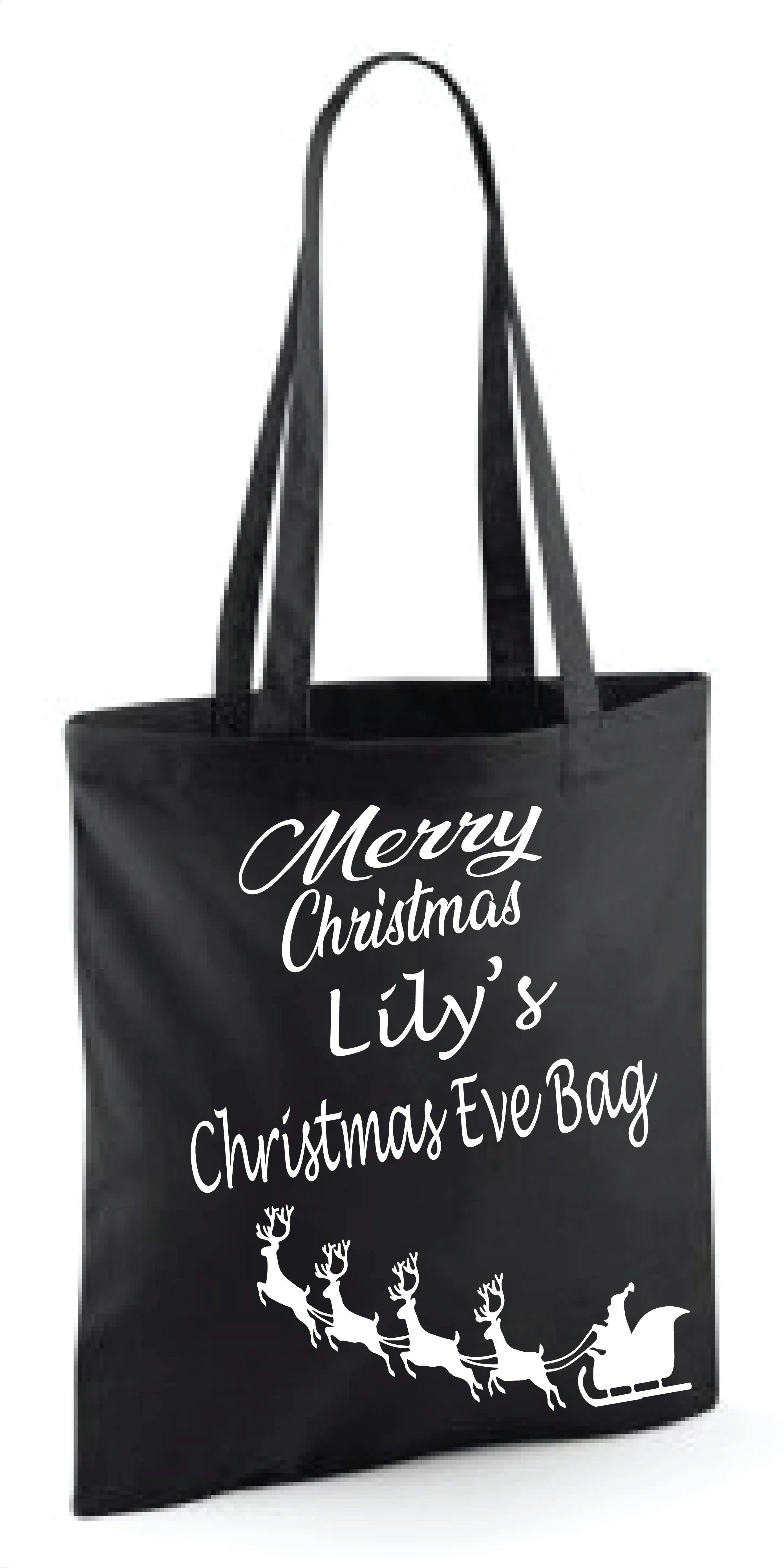 Personalised Christmas Eve Bag Gift Bag