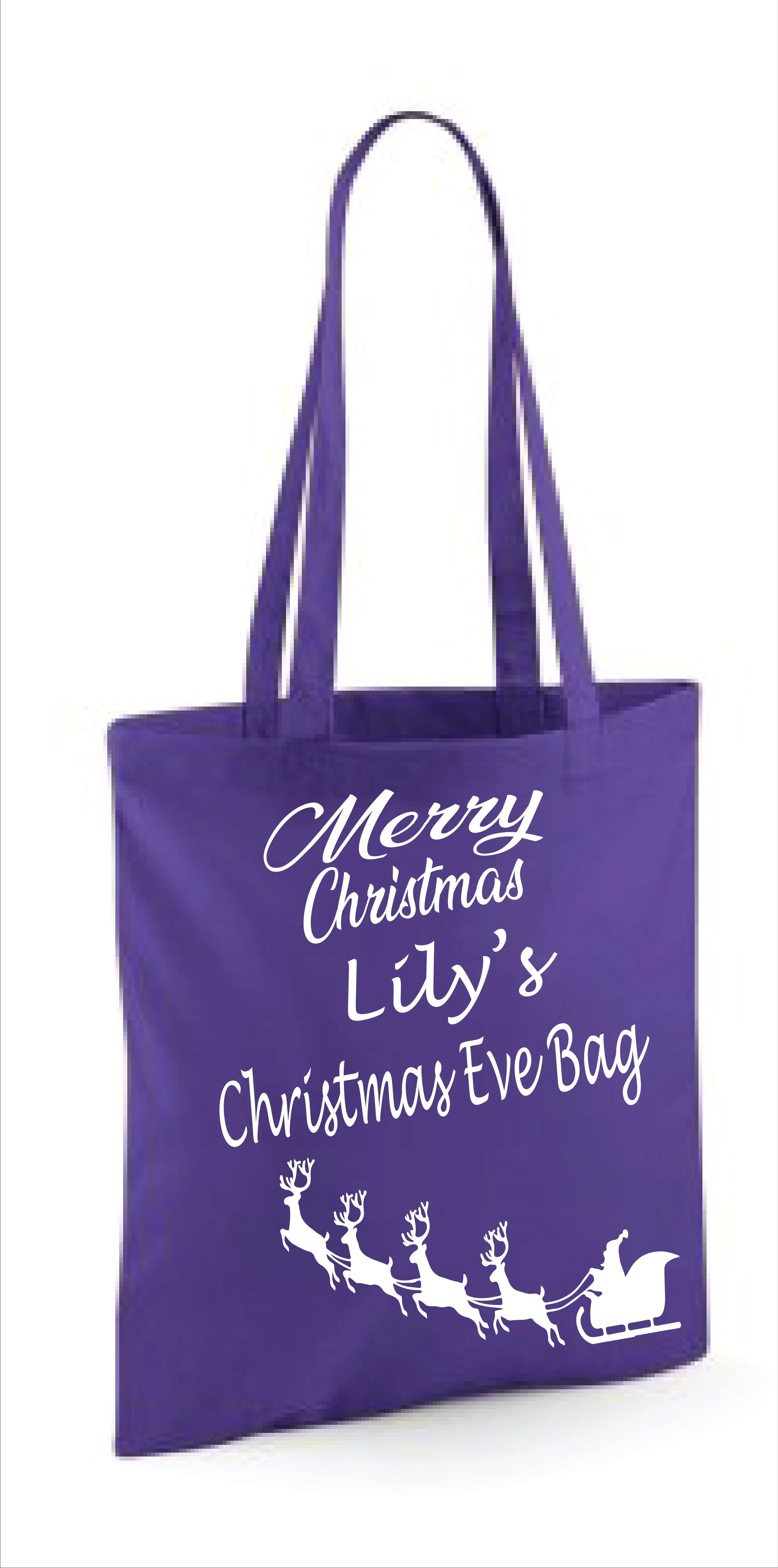 Personalised Christmas Eve Bag Gift Bag