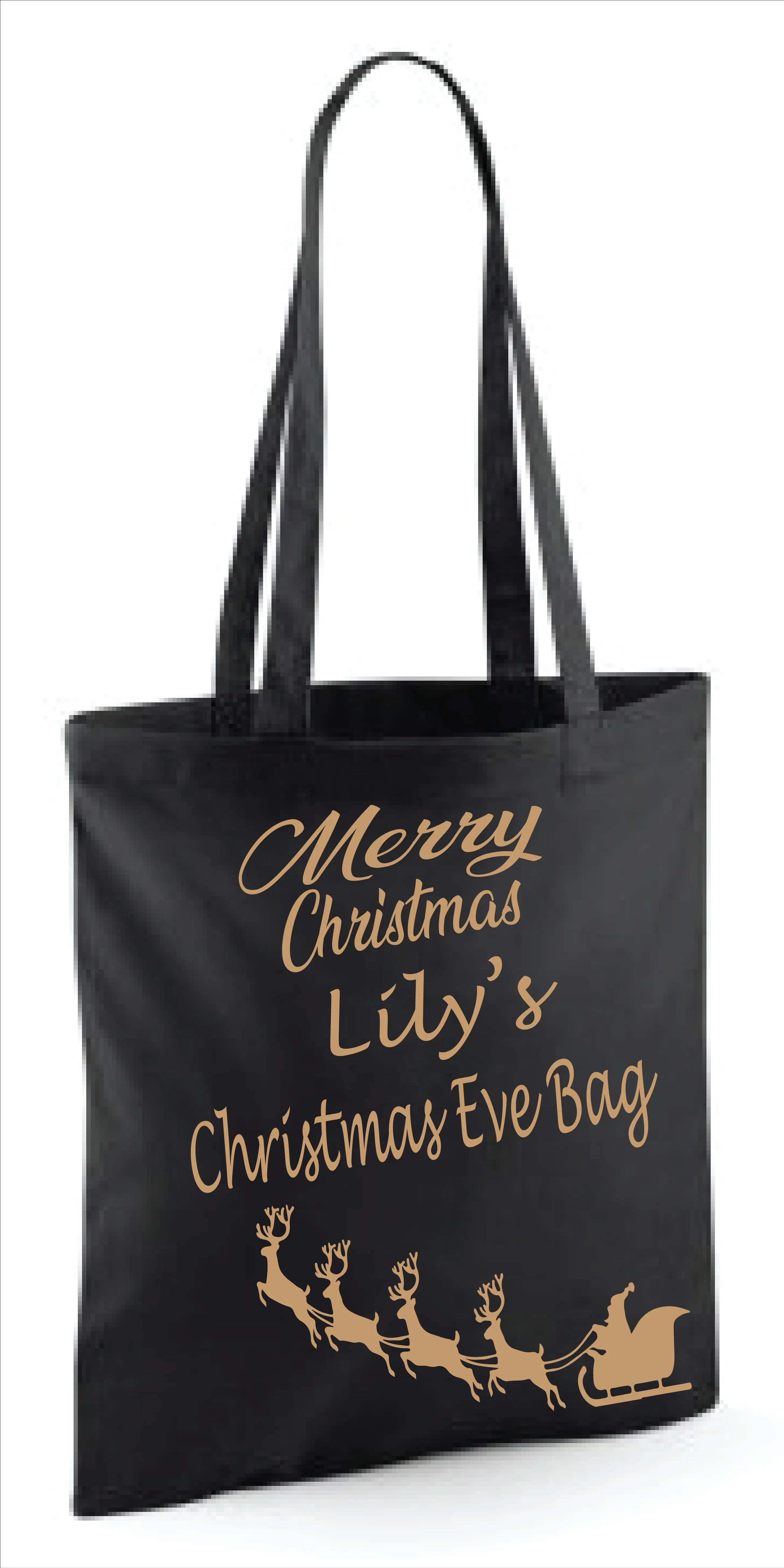 Personalised Christmas Eve Bag Gift Bag