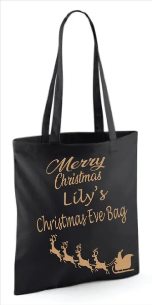 Personalised Christmas Eve Bag Gift Bag