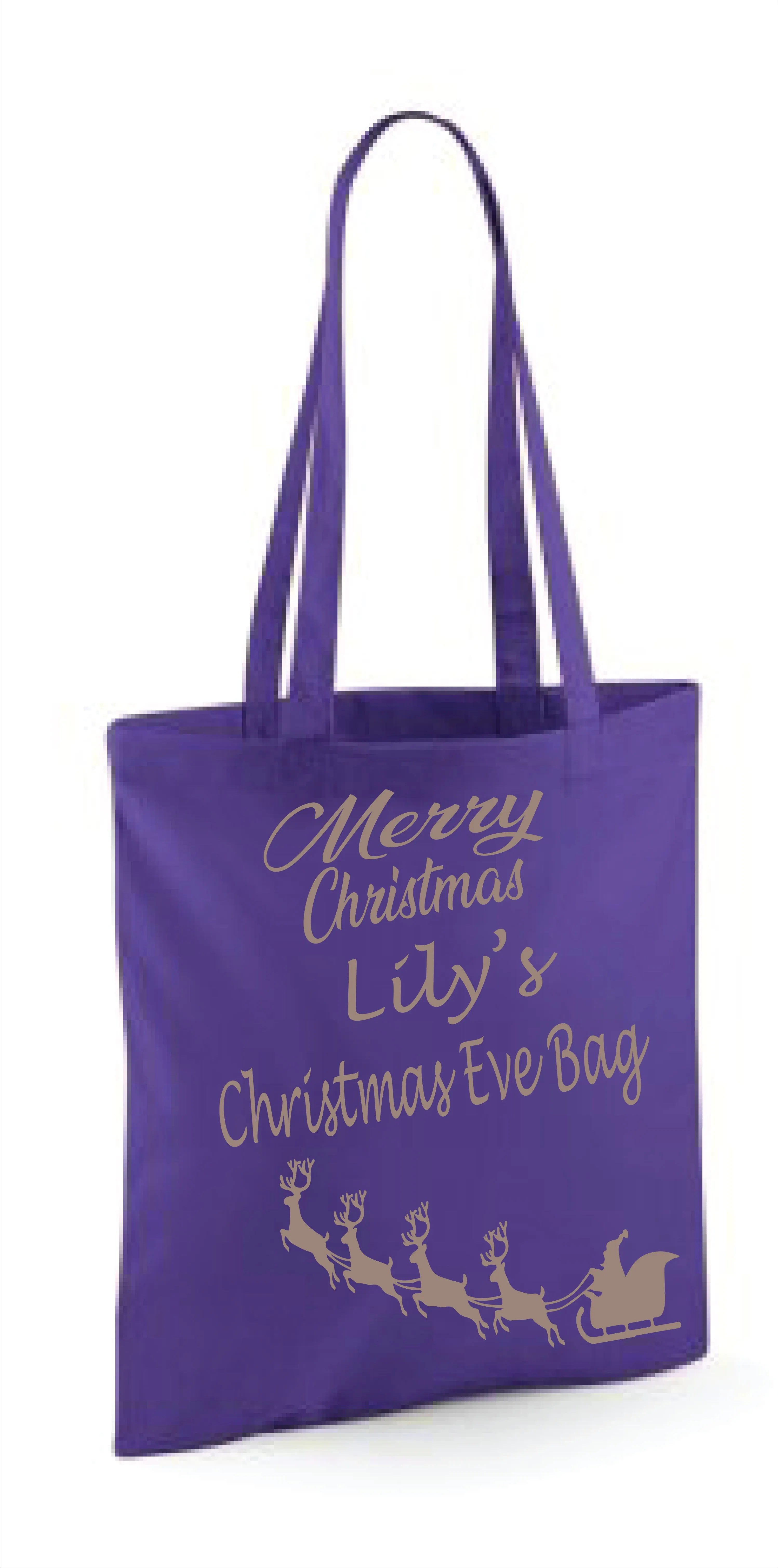 Personalised Christmas Eve Bag Gift Bag
