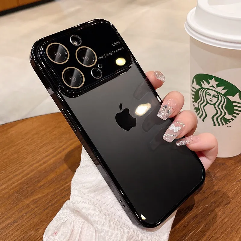 Phone Case with Lens Film Large Window