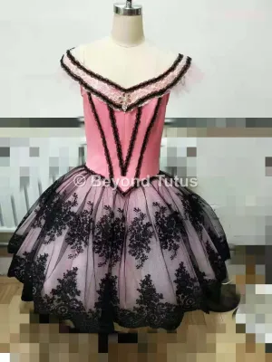 Pink and Black Romantic Tutu
