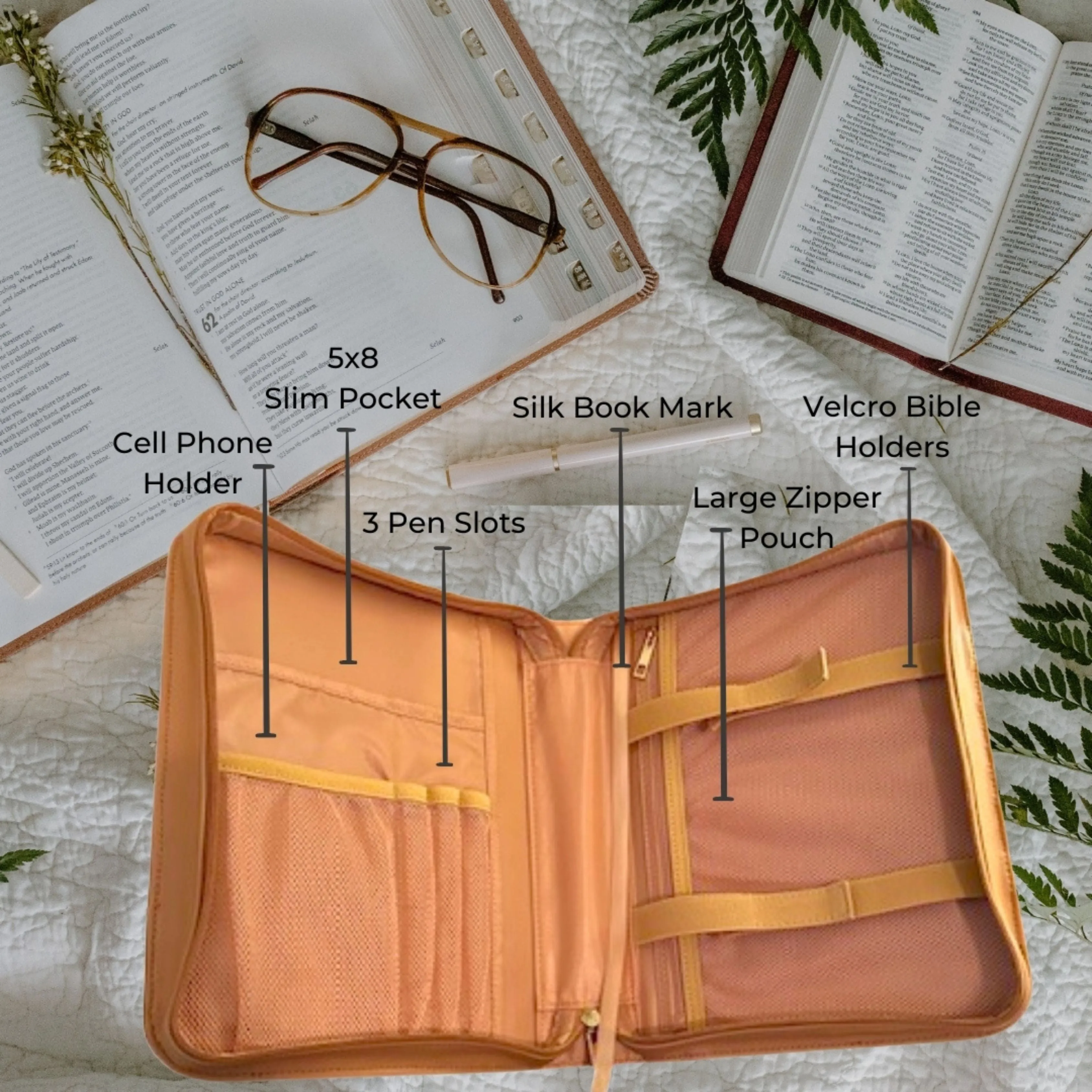 Pink Color Matching KJV Gift Set for a Christian Women