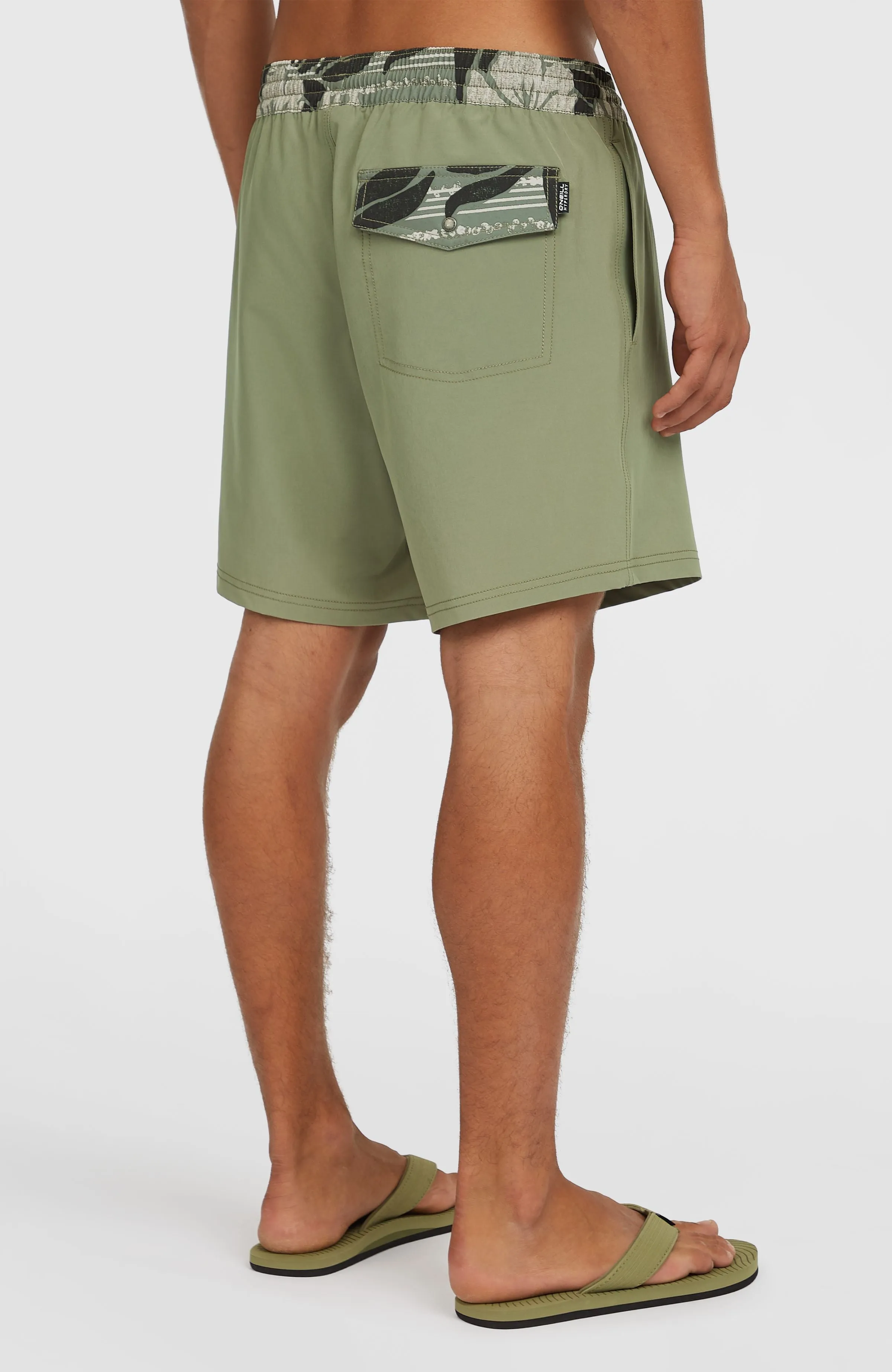 Pocket Print 16'' Badehose | Avery Fern
