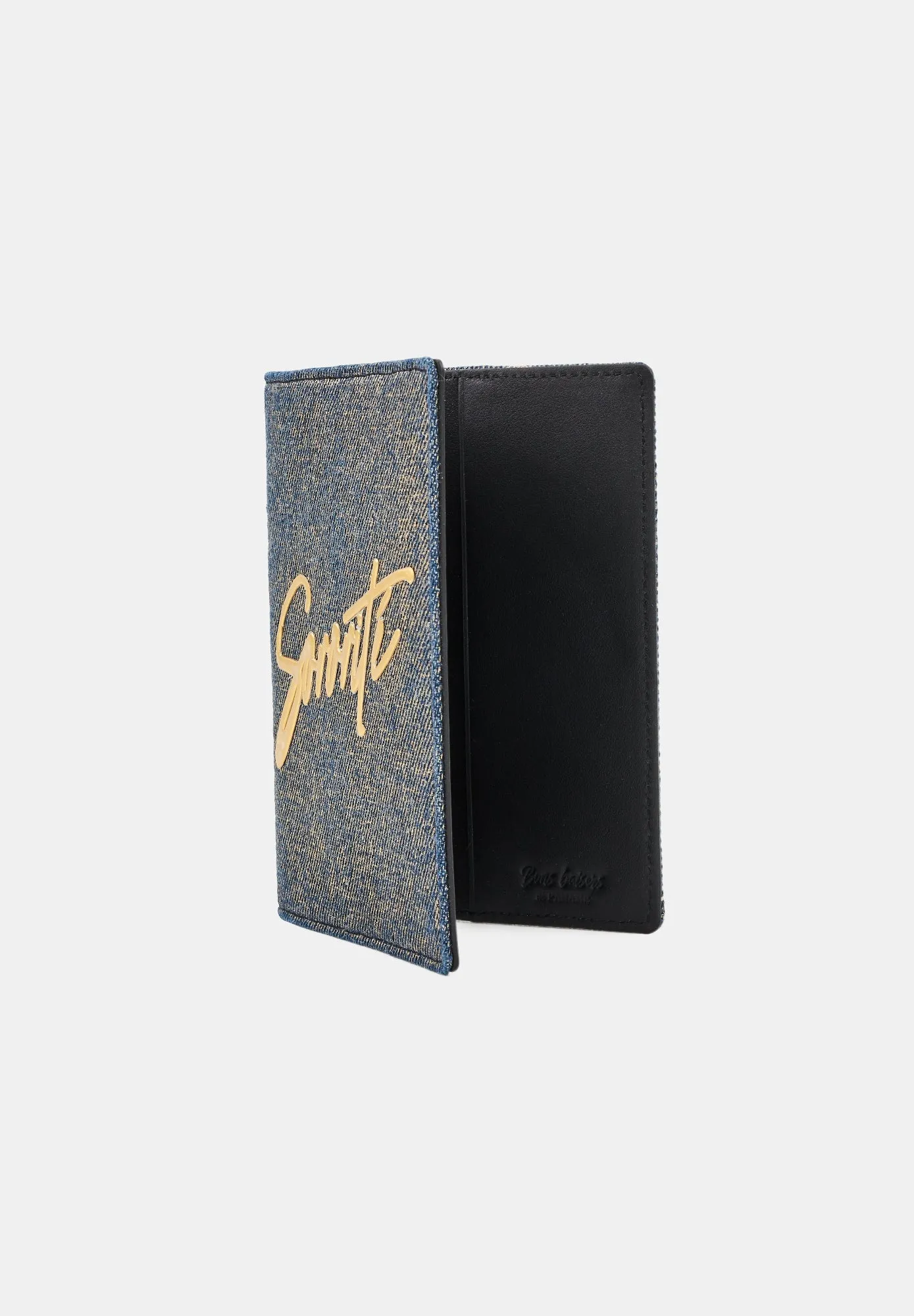 Porte Passeport-Sororite Gold Denim