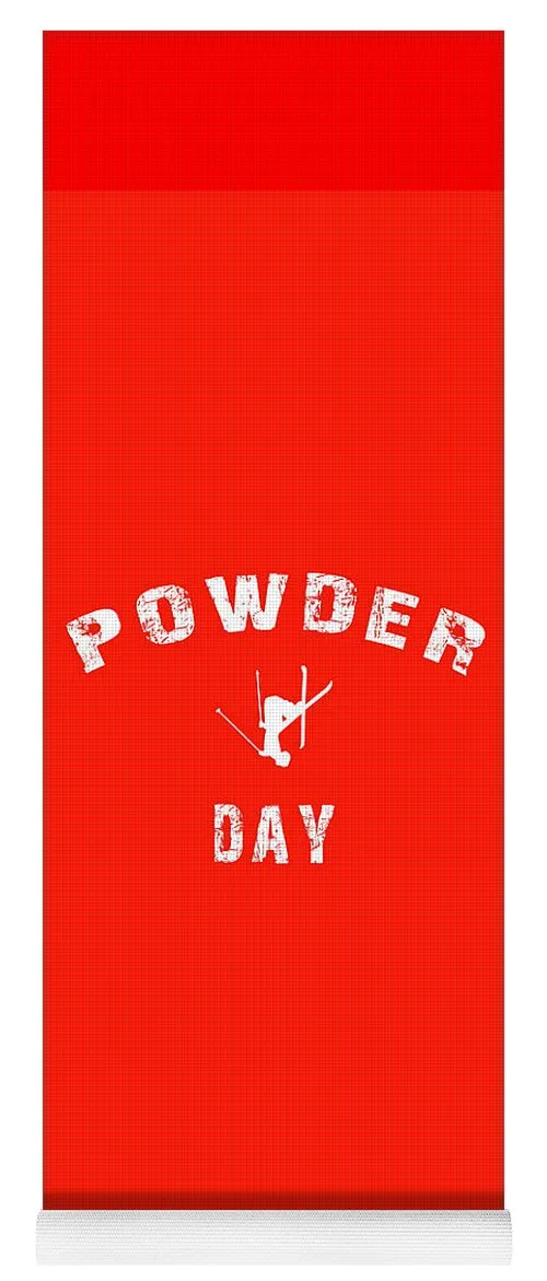 Powder Day Red - Yoga Mat