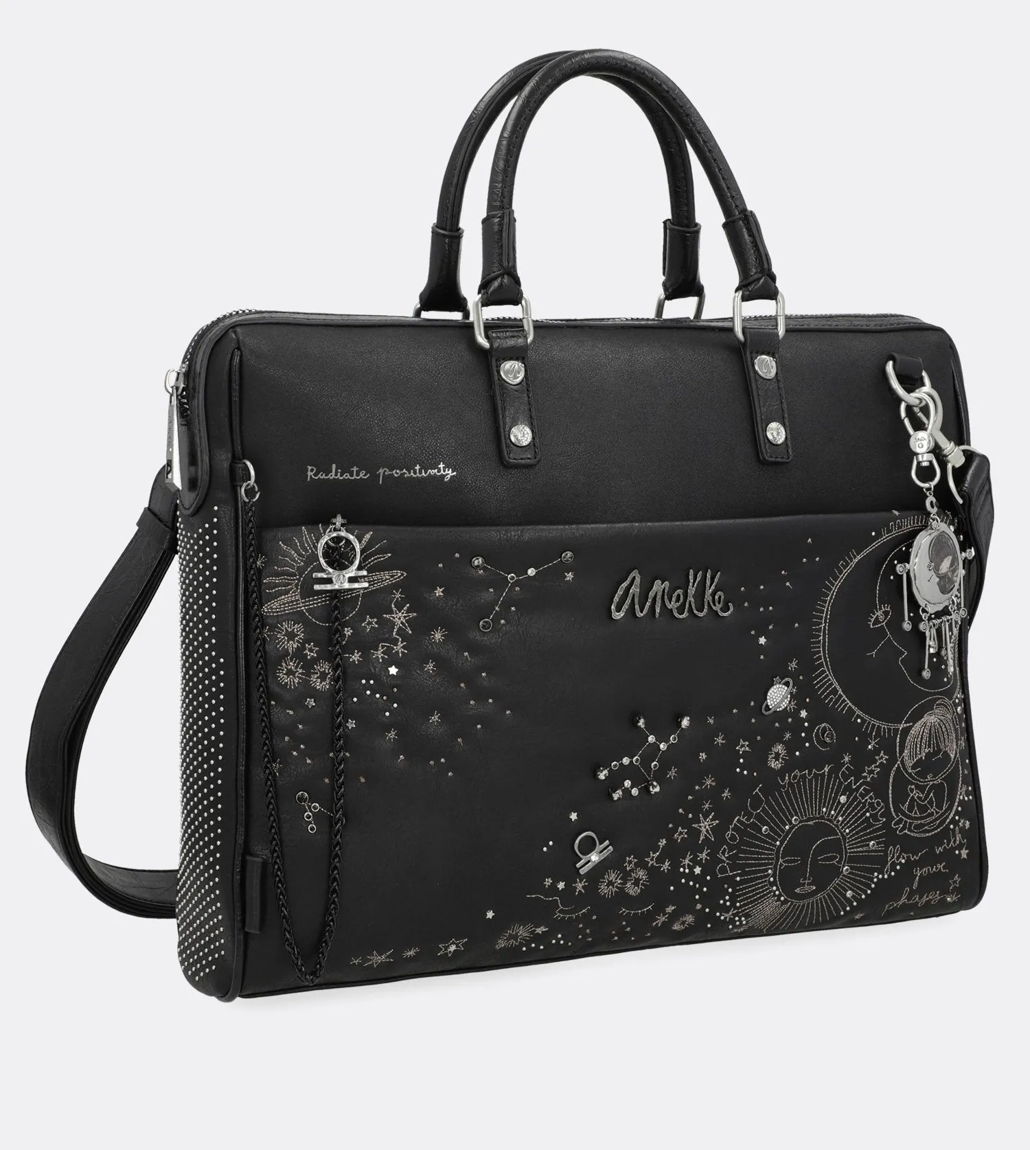 Pretty spirit document case with handles