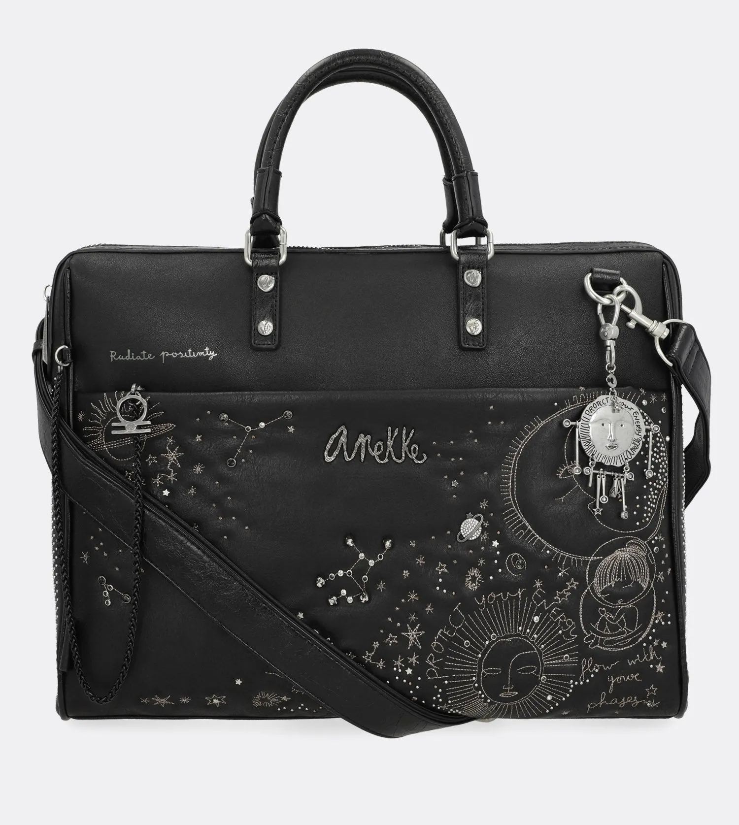 Pretty spirit document case with handles