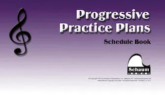 Progressive Practice Plans - Schedule Book