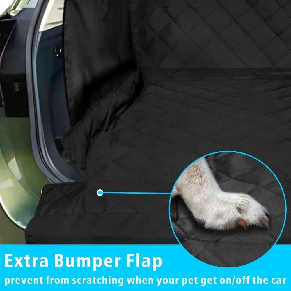 [PS07] SUV Cargo Liner for Dogs with Extra Side Flap and Bumper Flap - 55" x 91"