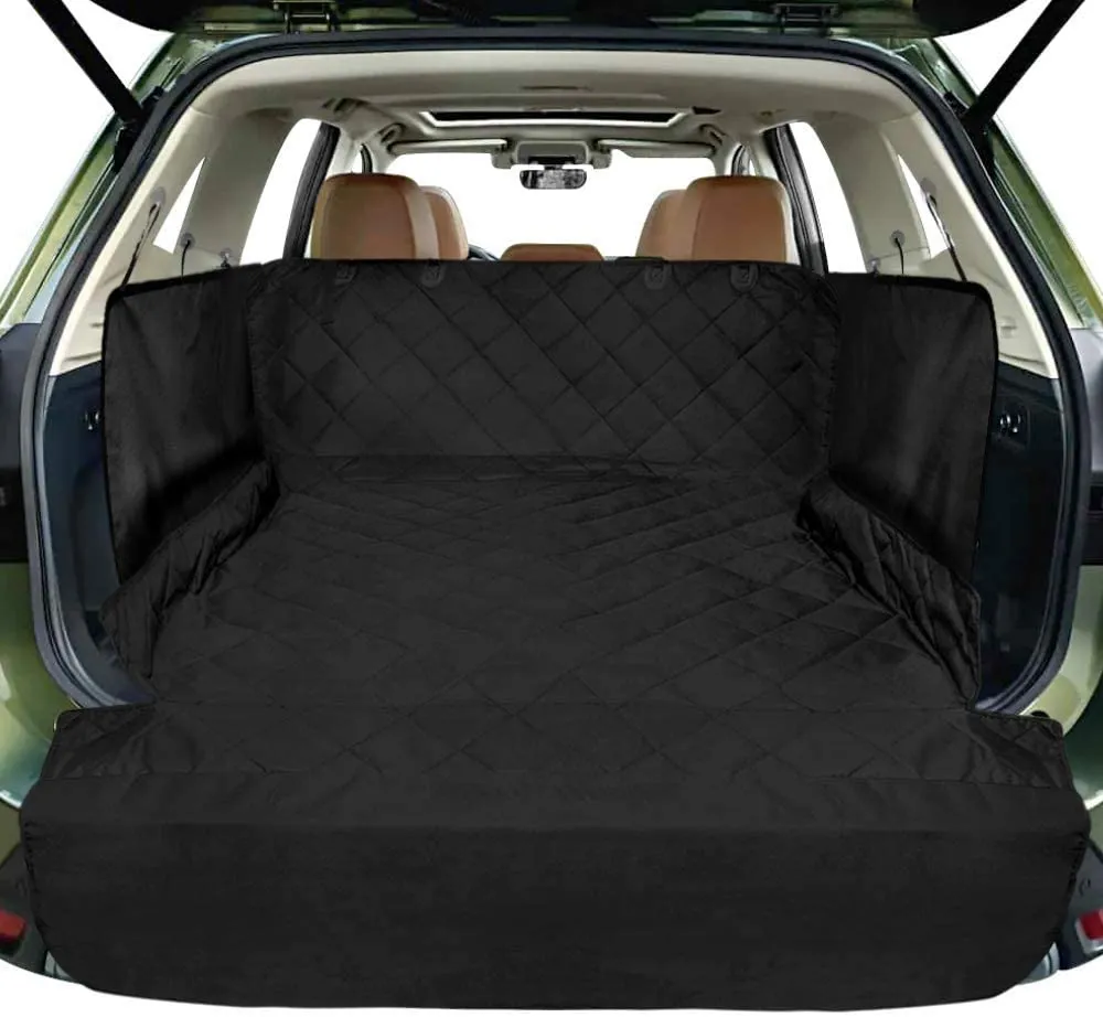 [PS07] SUV Cargo Liner for Dogs with Extra Side Flap and Bumper Flap - 55" x 91"