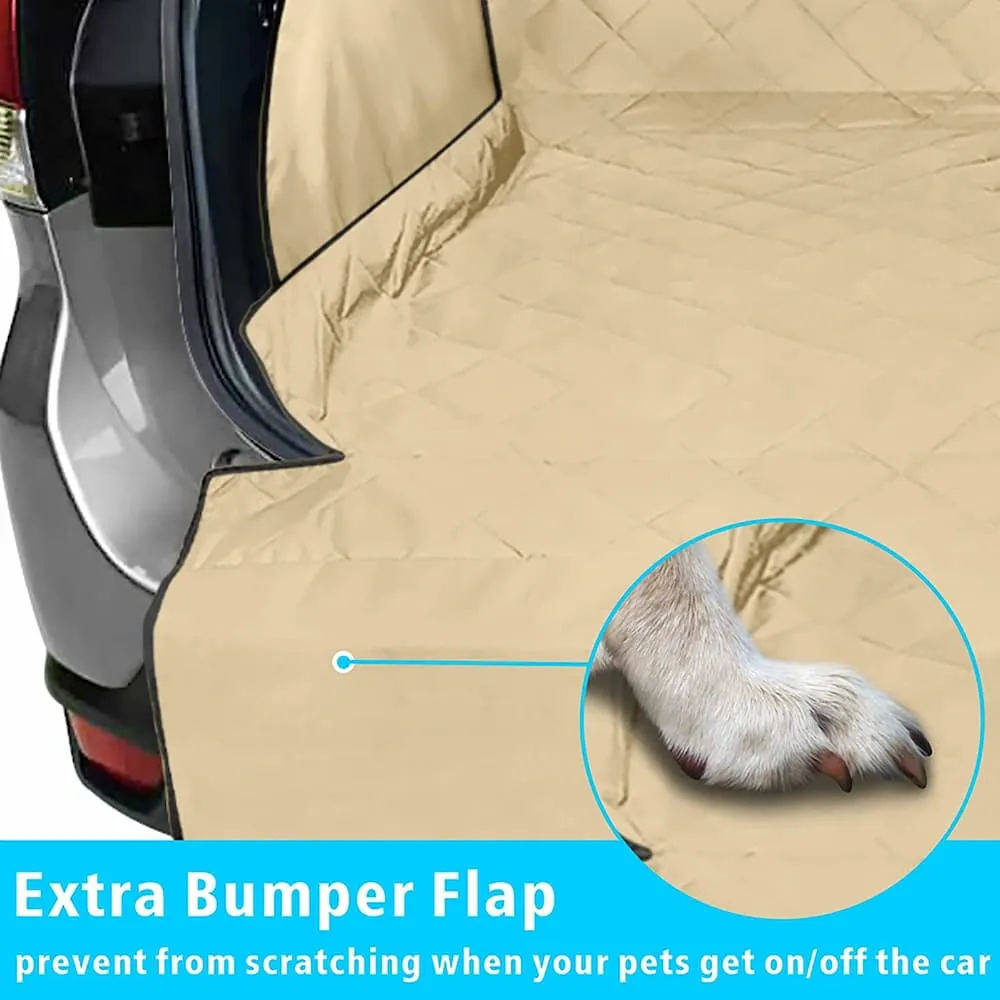 [PS07] SUV Cargo Liner for Dogs with Extra Side Flap and Bumper Flap - 55" x 91"