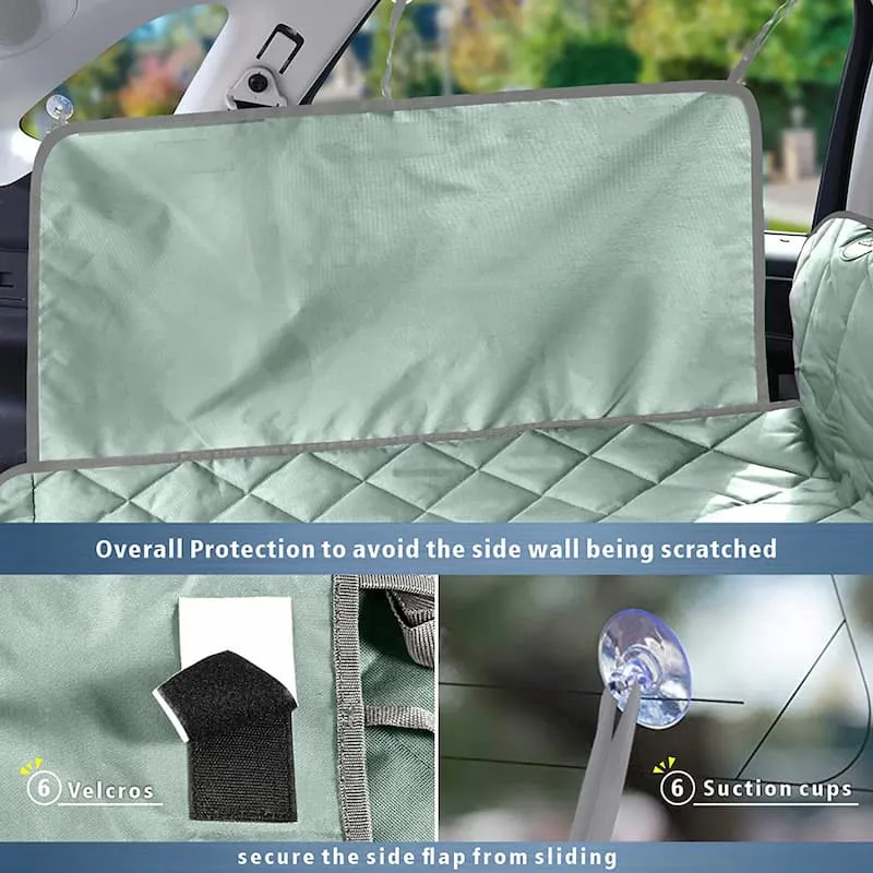 [PS07] SUV Cargo Liner for Dogs with Extra Side Flap and Bumper Flap - 55" x 91"