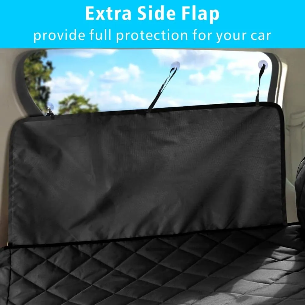 [PS07] SUV Cargo Liner for Dogs with Extra Side Flap and Bumper Flap - 55" x 91"