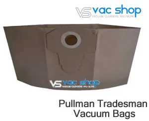 Pullman Cleaner Bags Tradesman Vacuum JANITOR CB15, CB15P, A-031B, PV100, PVW100, ABS, SEM1200
