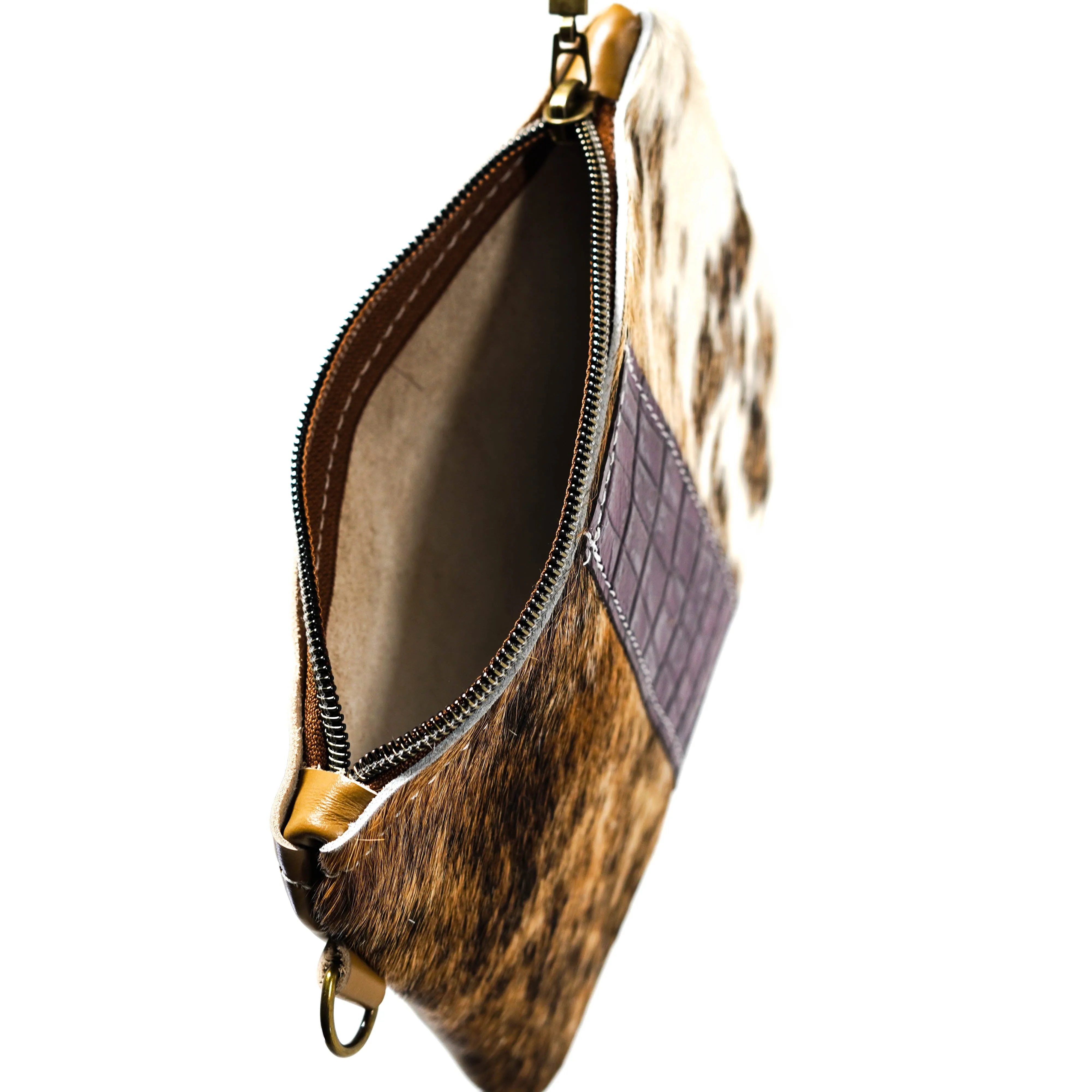 Purse Organizer - Dapple w/ Amethyst Croc