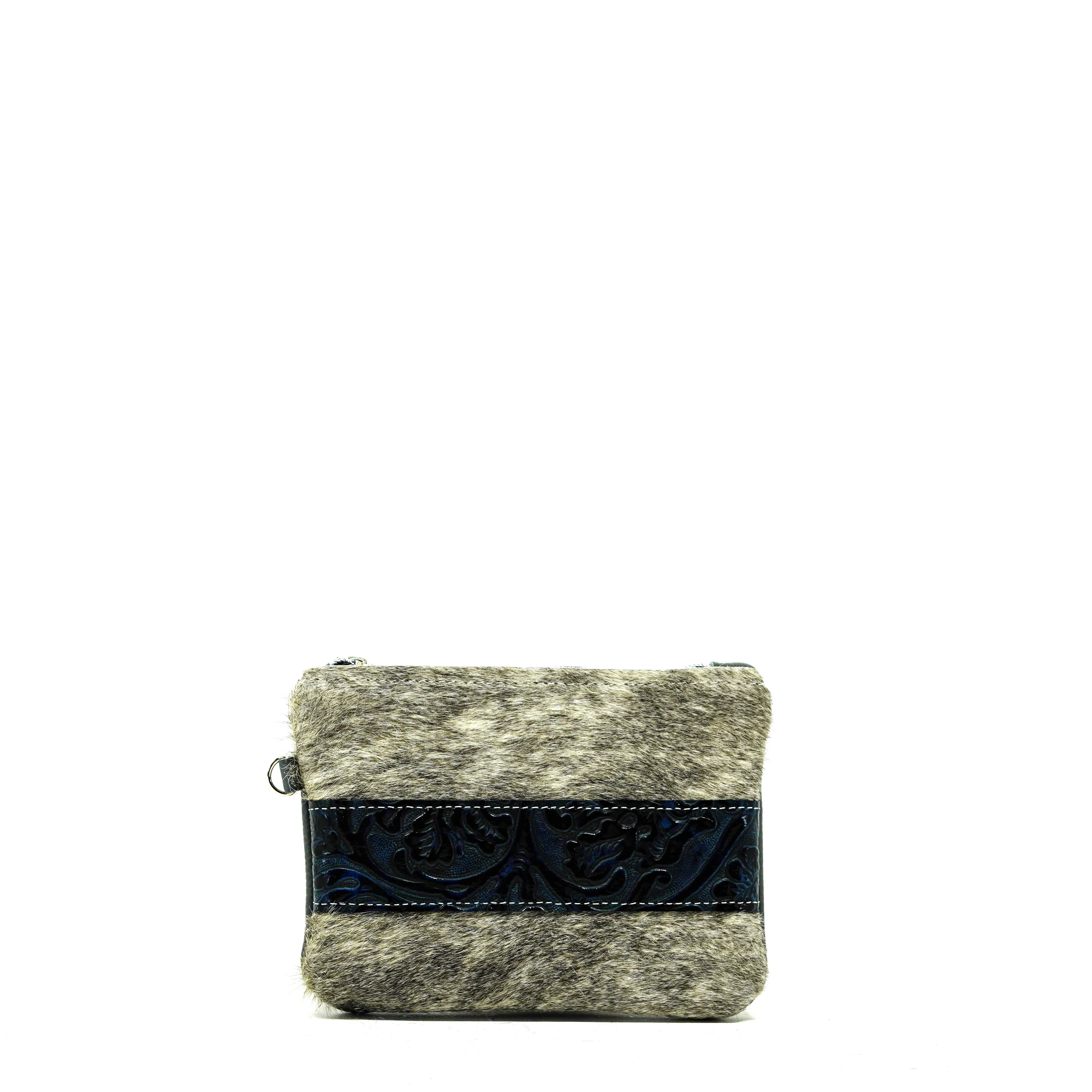 Purse Organizer - Grey Brindle w/ Midnight Caracole