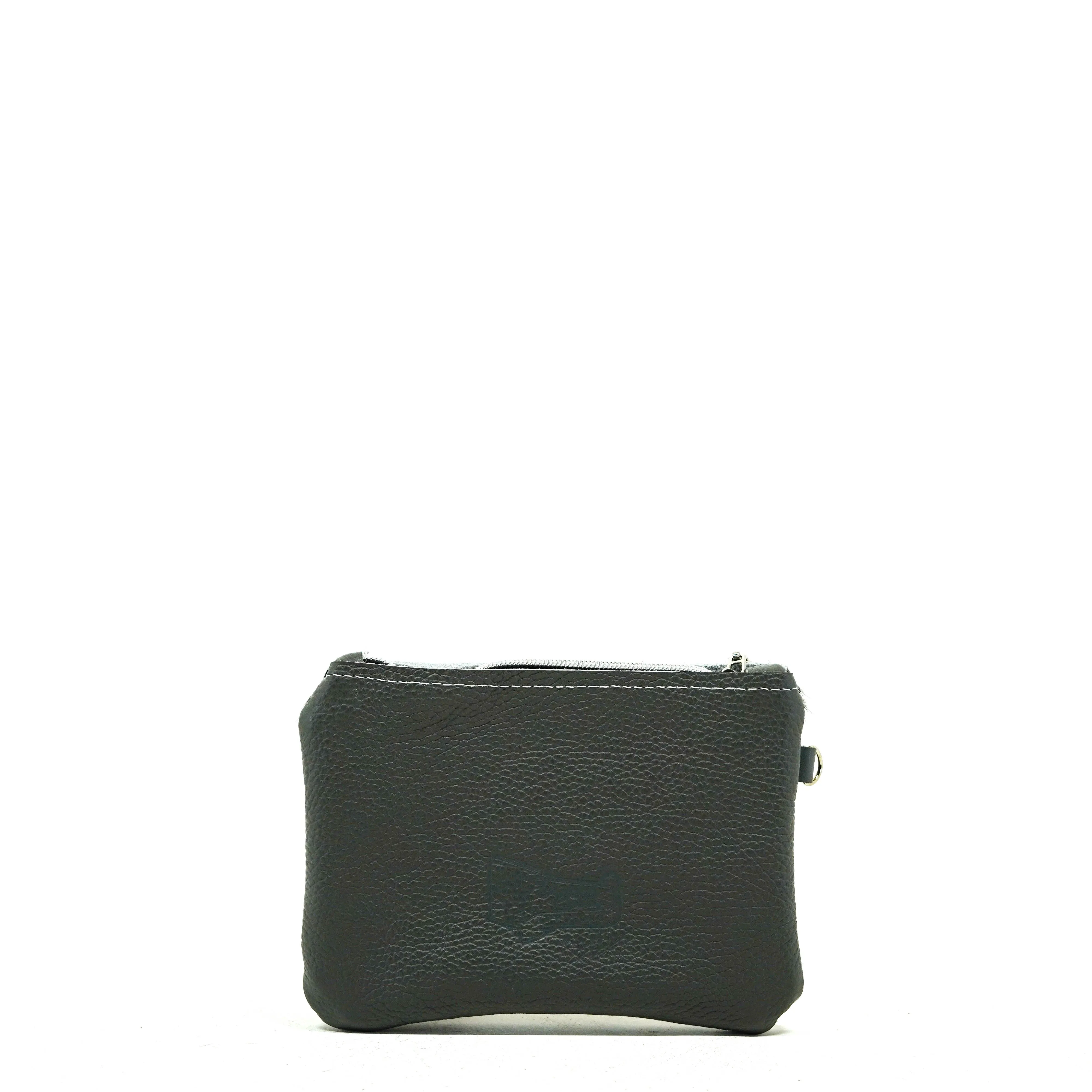 Purse Organizer - Salt & Pepper w/ Antique Croc