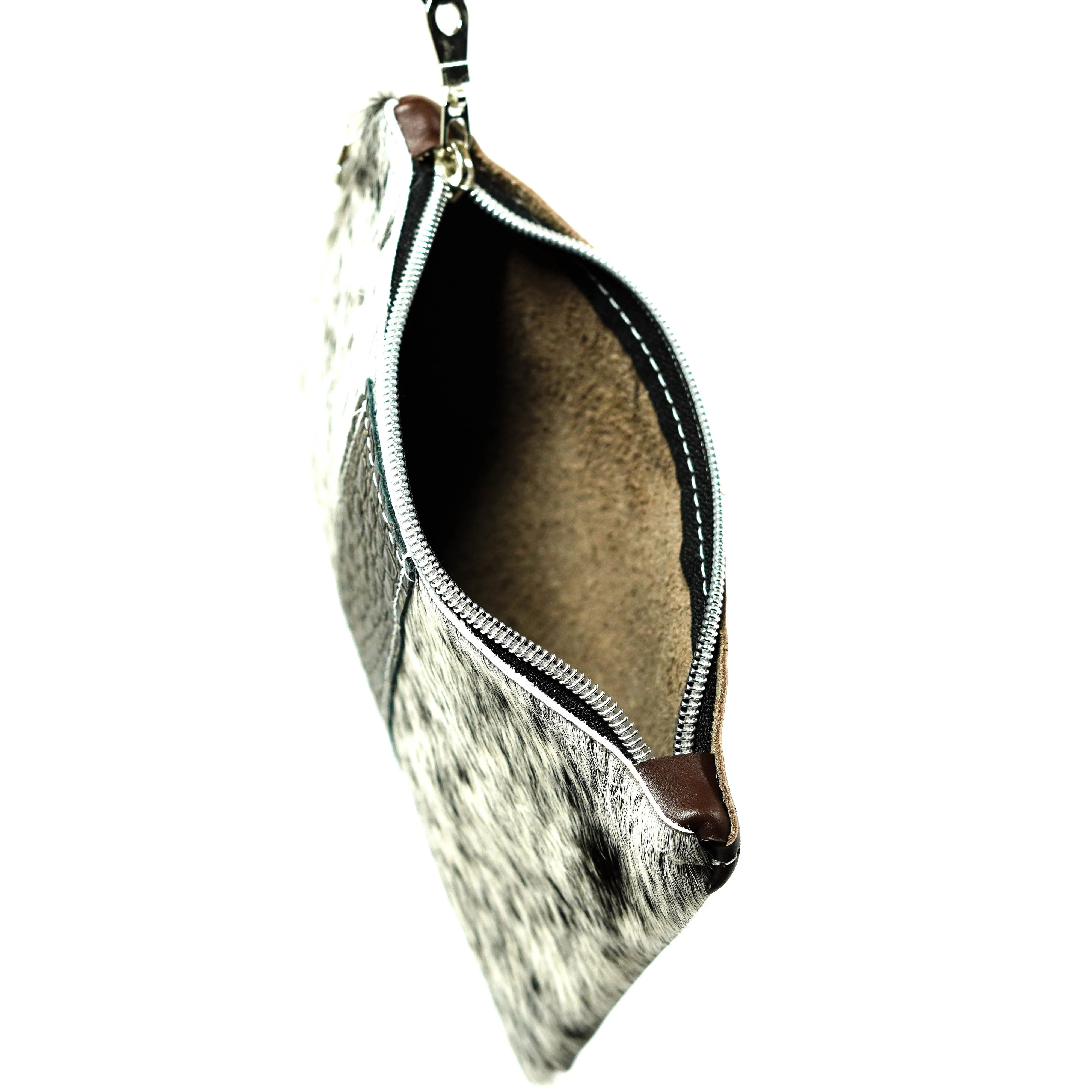 Purse Organizer - Salt & Pepper w/ Smoke Show Croc
