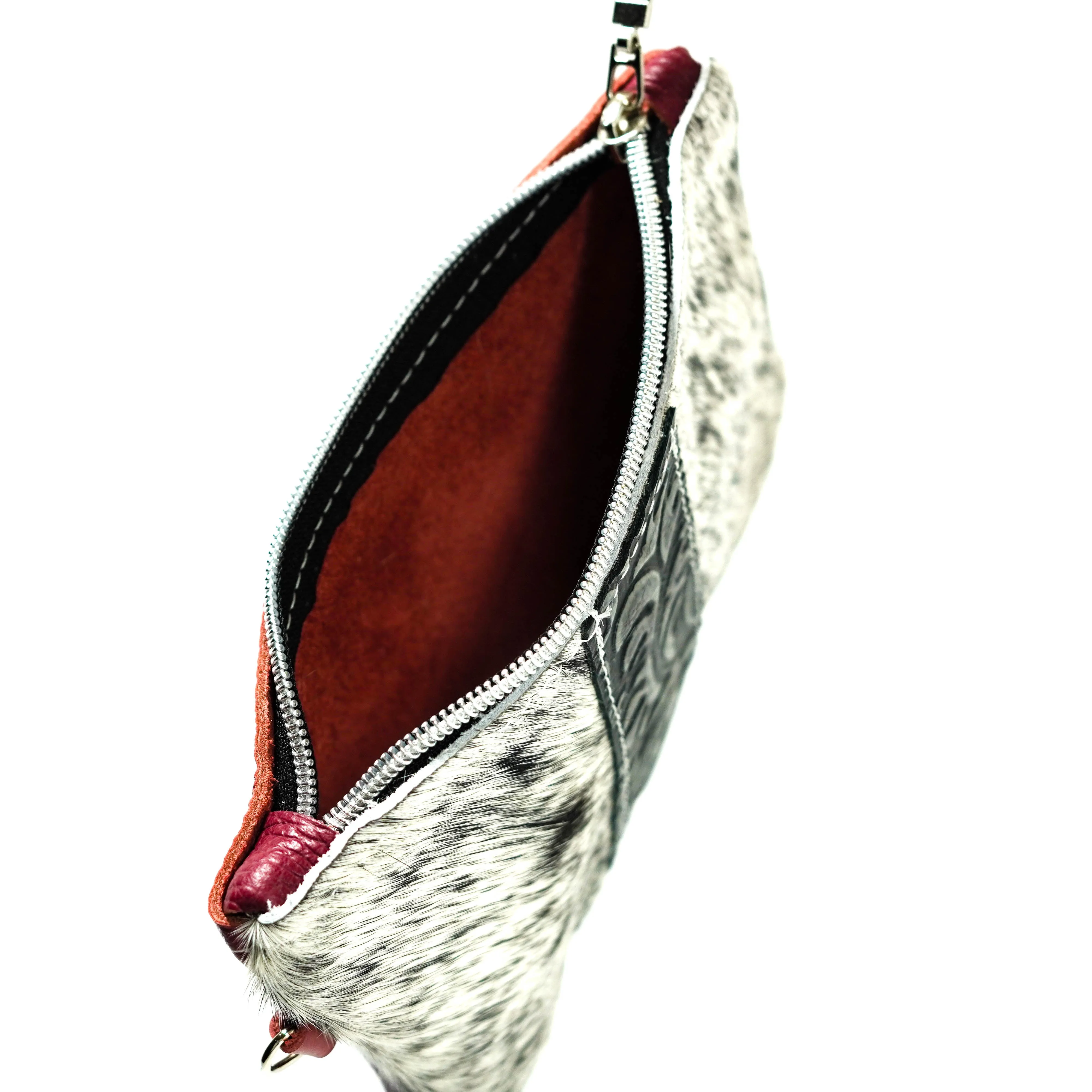 Purse Organizer - Salt & Pepper w/ Smokey Caracole