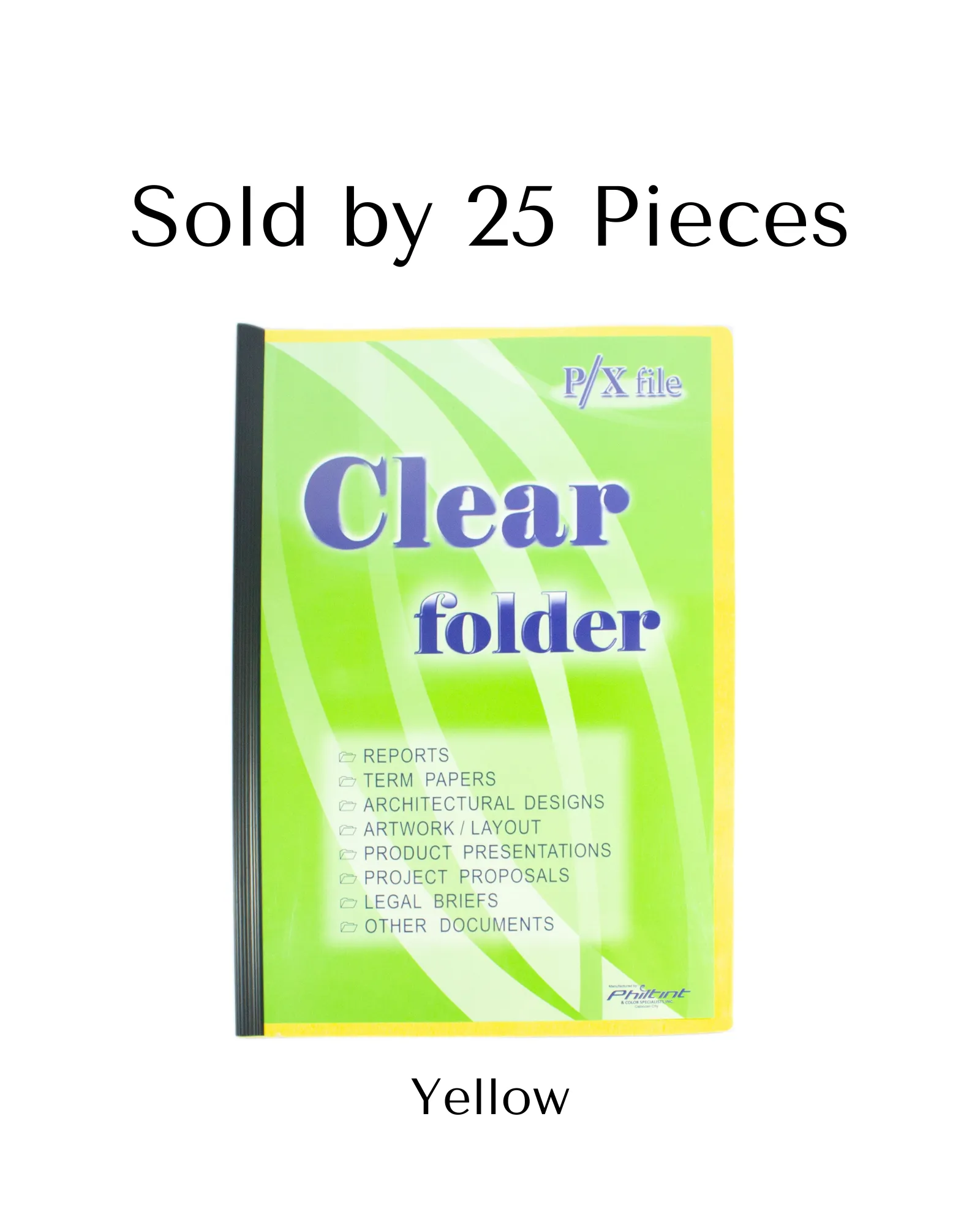 P/X Folder with Slide Long | 25pcs