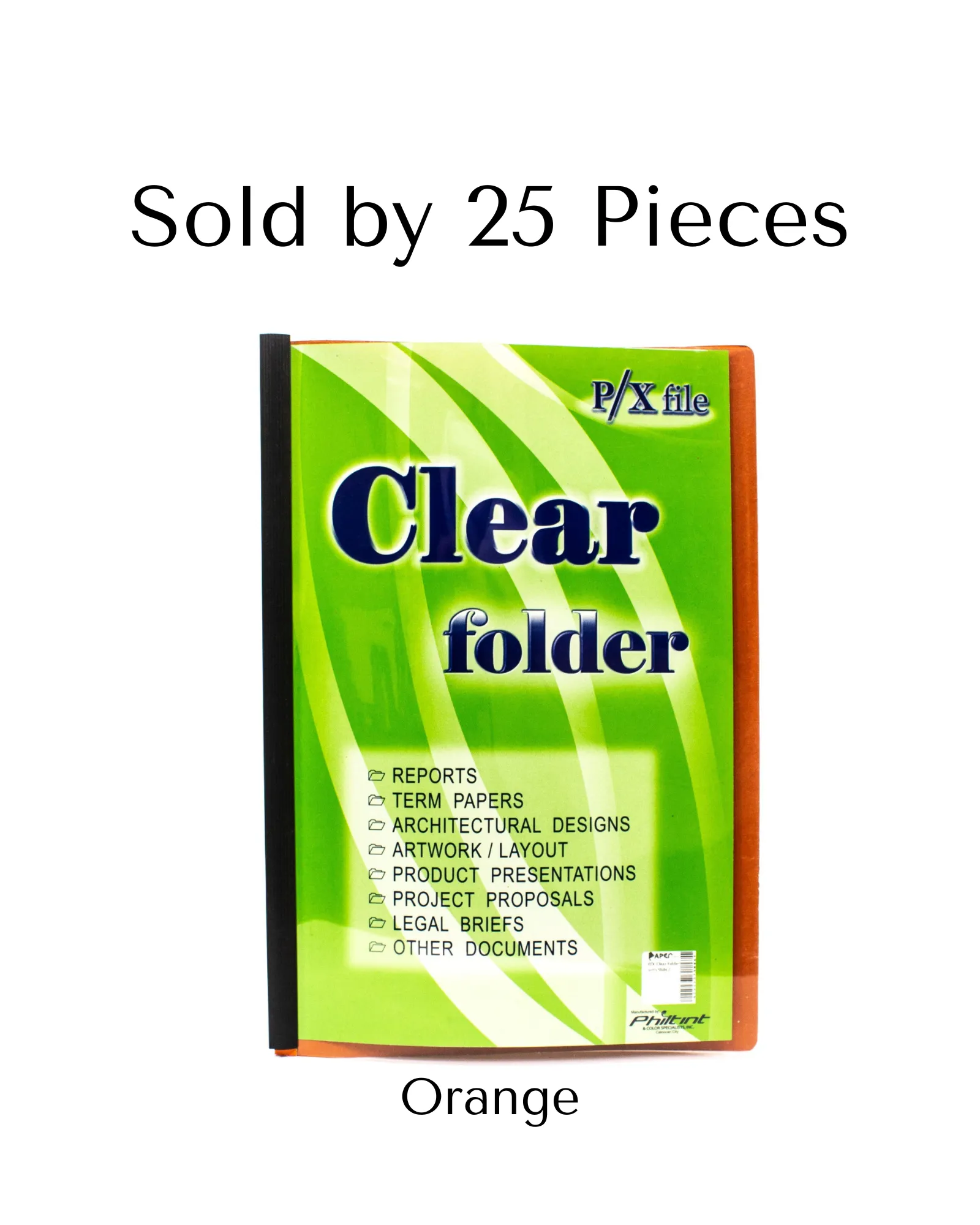 P/X Folder with Slide Long | 25pcs