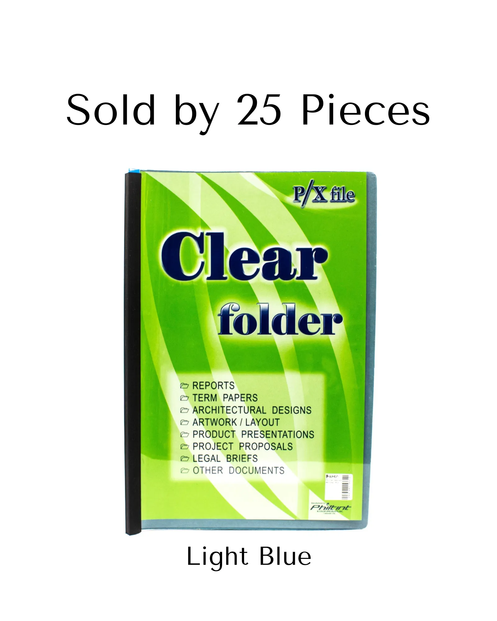 P/X Folder with Slide Long | 25pcs